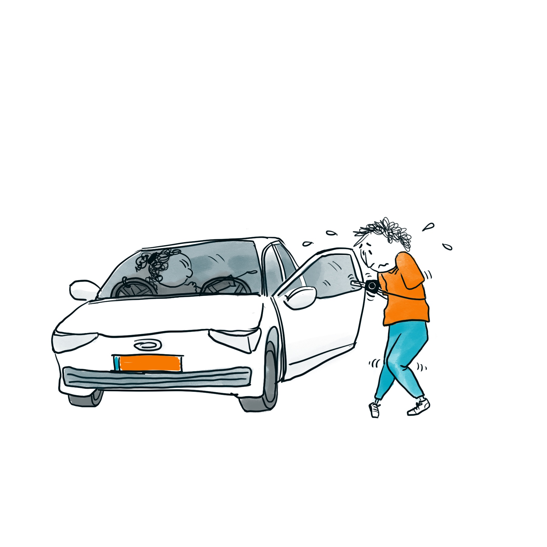De shock van rijangst zit vast in het systeem